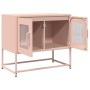 TV-Möbel aus kaltgewalztem Stahl in Rosa, 68x39x60,5 cm. von , TV-Möbel - Ref: Foro24-853333, Preis: 74,02 €, Rabatt: %