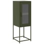Aparador de acero laminado en frío verde oliva 36x39x107 cm de , Aparadores - Ref: Foro24-853402, Precio: 71,18 €, Descuento: %