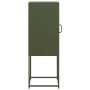 Kaltgewalzter Stahlschrank in Olivgrün 36x39x107 cm von , Sideboards - Ref: Foro24-853402, Preis: 71,18 €, Rabatt: %
