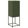 Kaltgewalzter Stahlschrank in Olivgrün 36x39x107 cm von , Sideboards - Ref: Foro24-853402, Preis: 71,18 €, Rabatt: %