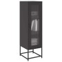 Aparador de acero laminado en frío negro 36x39x123 cm de , Aparadores - Ref: Foro24-853392, Precio: 91,17 €