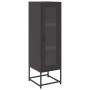 Aparador de acero laminado en frío negro 36x39x123 cm de , Aparadores - Ref: Foro24-853392, Precio: 91,17 €