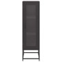 Aparador de acero laminado en frío negro 36x39x123 cm de , Aparadores - Ref: Foro24-853392, Precio: 91,17 €