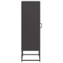 Aparador de acero laminado en frío negro 36x39x123 cm de , Aparadores - Ref: Foro24-853392, Precio: 91,17 €