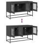 Mueble para TV acero laminado en frío negro 100,5x39x60,5 cm von , TV-Möbel - Ref: Foro24-853338, Preis: 93,15 €, Rabatt: %