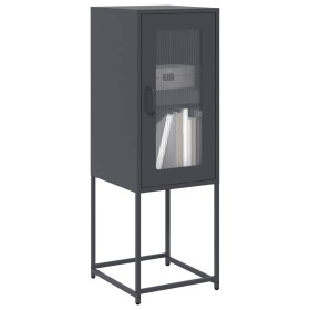Aparador de acero laminado en frío gris antracita 36x39x107 cm by , Sideboards - Ref: Foro24-853400, Price: 71,18 €, Discount: %