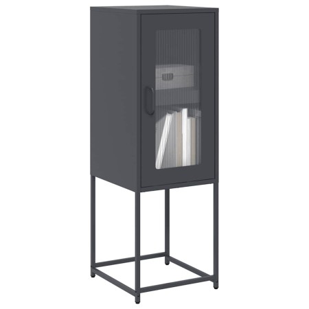 Aparador de acero laminado en frío gris antracita 36x39x107 cm by , Sideboards - Ref: Foro24-853400, Price: 71,18 €, Discount: %
