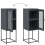 Aparador de acero laminado en frío gris antracita 36x39x107 cm by , Sideboards - Ref: Foro24-853400, Price: 71,18 €, Discount: %