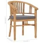 3-teiliges Gartensitzgruppen-Set mit massiven Teakholz-Kissen. von vidaXL, Gartensets - Ref: Foro24-3060006, Preis: 513,90 €,...