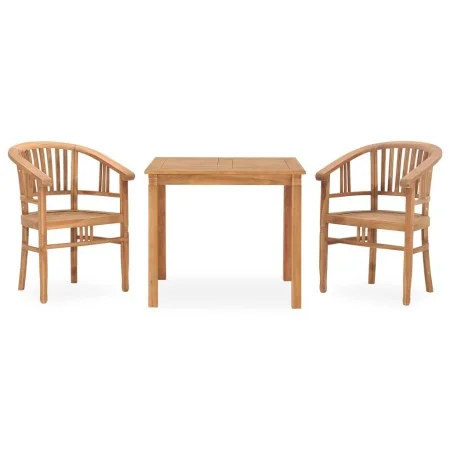 Garden dining set 3 pieces solid teak wood by vidaXL, Garden sets - Ref: Foro24-3060002, Price: 438,46 €, Discount: %