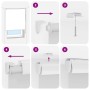 Rollo für Dusche mit Kassette 80x240cm Stoffbreite 76cm. von , Jalousien und Jalousien - Ref: Foro24-4015010, Preis: 17,07 €,...