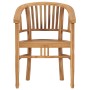 Garten-Essgruppe 3-teilig aus massivem Teakholz von vidaXL, Gartensets - Ref: Foro24-3060002, Preis: 446,89 €, Rabatt: %