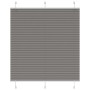 Gefalteter Anthrazit-Plissee-Vorhang 115x100 cm Stoffbreite 114,4 cm aus Polyester. von , Jalousien und Jalousien - Ref: Foro...