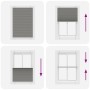 Pleated Anthracite Blind 90x100 cm Fabric Width 89.4 cm Polyester by , Blinds and blinds - Ref: Foro24-4015073, Price: 15,88 ...