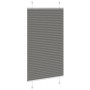 Pleated Anthracite Blind 80x100 cm Fabric Width 79.4 cm Polyester by , Blinds and blinds - Ref: Foro24-4015071, Price: 16,48 ...