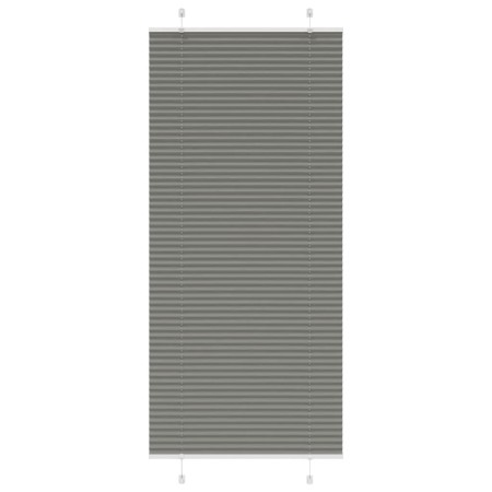 Pleated Anthracite Blind 95x200 cm Fabric Width 94.4 cm Polyester by , Blinds and blinds - Ref: Foro24-4015108, Price: 25,97 ...