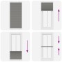 Pleated Anthracite Blind 95x200 cm Fabric Width 94.4 cm Polyester by , Blinds and blinds - Ref: Foro24-4015108, Price: 25,97 ...