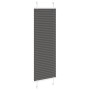 Pleated black blind 45x100 cm Fabric width 44.4 cm Polyester by , Blinds and blinds - Ref: Foro24-4015115, Price: 21,25 €, Di...
