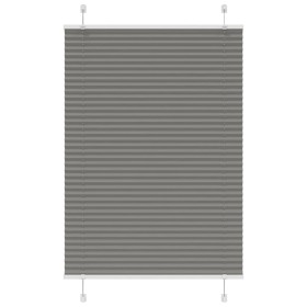 Pleated Anthracite Shade 100x150 cm Fabric Width 99.4 cm Polyester by , Blinds and blinds - Ref: Foro24-4015092, Price: 23,33...