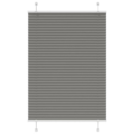 Pleated Anthracite Shade 100x150 cm Fabric Width 99.4 cm Polyester by , Blinds and blinds - Ref: Foro24-4015092, Price: 21,95...