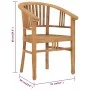 Garden dining set 3 pieces solid teak wood by vidaXL, Garden sets - Ref: Foro24-3060002, Price: 438,46 €, Discount: %
