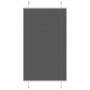 Pleated black blind 70x100 cm Fabric width 69.4 cm Polyester by , Blinds and blinds - Ref: Foro24-4015120, Price: 19,31 €, Di...