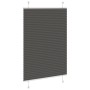 Pleated black blind 90x150 cm Fabric width 89.4 cm Polyester by , Blinds and blinds - Ref: Foro24-4015141, Price: 22,52 €, Di...
