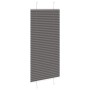 Pleated black blind 55x150 cm Fabric width 54.4 cm Polyester by , Blinds and blinds - Ref: Foro24-4015134, Price: 19,13 €, Di...