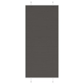 Pleated black curtain 100x200 cm Fabric width 99.4 cm Polyester by , Blinds and blinds - Ref: Foro24-4015160, Price: 26,47 €,...