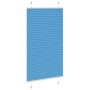 Blue Pleated Blind 70x150 cm Fabric Width 69.4 cm Polyester by , Blinds and blinds - Ref: Foro24-4015188, Price: 20,34 €, Dis...