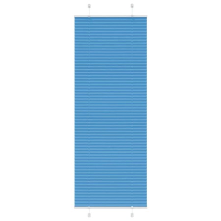 Blue Pleated Blind 80x200 cm Fabric Width 79.4 cm Polyester by , Blinds and blinds - Ref: Foro24-4015207, Price: 20,12 €, Dis...