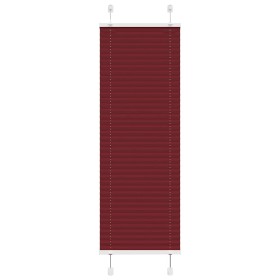 Gefalteter Bordeauxroter Plissee-Vorhang 50x100 cm Stoffbreite 49,4 cm von , Jalousien und Jalousien - Ref: Foro24-4015218, P...