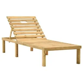 Impregnated pine wood garden lounger by vidaXL, Loungers - Ref: Foro24-315396, Price: 95,23 €, Discount: %