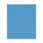 Pleated blue blind 105x150 cm Fabric width 104.4 cm Polyester by , Blinds and blinds - Ref: Foro24-4015195, Price: 17,13 €, D...