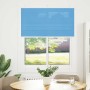 Pleated blue blind 105x150 cm Fabric width 104.4 cm Polyester by , Blinds and blinds - Ref: Foro24-4015195, Price: 17,13 €, D...