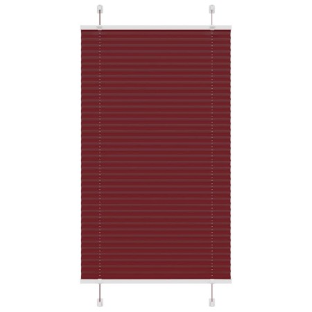 Pleated red wine blind 80x100 cm Fabric width 79.4 cm by , Blinds and blinds - Ref: Foro24-4015224, Price: 16,48 €, Discount: %
