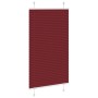 Pleated red burgundy blind 70x150 cm Fabric width 69.4 cm by , Blinds and blinds - Ref: Foro24-4015239, Price: 18,08 €, Disco...