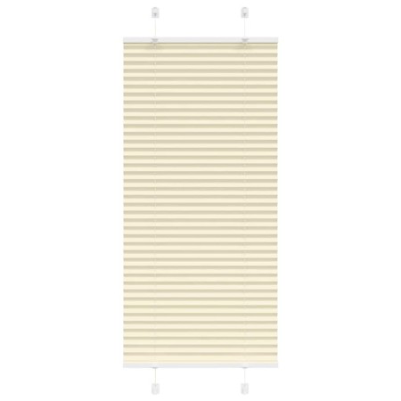 Pleated cream curtain 65x100 cm Fabric width 64.4 cm Polyester by , Blinds and blinds - Ref: Foro24-4015272, Price: 18,57 €, ...