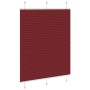 Pleated red burgundy curtain 80x150 cm Fabric width 109.4 cm by , Blinds and blinds - Ref: Foro24-4015247, Price: 21,20 €, Di...