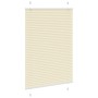 Pleated cream curtain 100x100 cm Fabric Width 99.4 cm Polyester by , Blinds and blinds - Ref: Foro24-4015279, Price: 14,36 €,...