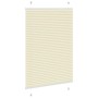 Pleated cream curtain 100x100 cm Fabric Width 99.4 cm Polyester by , Blinds and blinds - Ref: Foro24-4015279, Price: 14,36 €,...