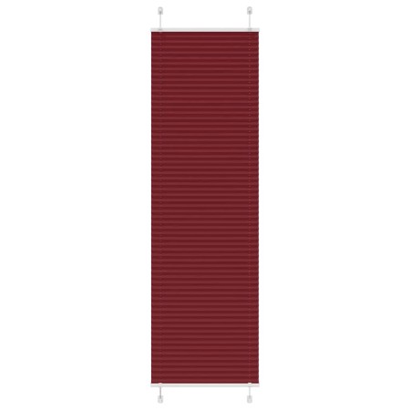 Estor Plisado rojo burdeos 55x200 cm Tela Ancho 54,4 cm de , Persianas y estores - Ref: Foro24-4015253, Precio: 20,84 €, Desc...