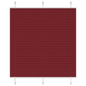 Estor Plisado rojo burdeos 120x100 cm Tela Ancho 119,4 cm de , Persianas y estores - Ref: Foro24-4015232, Precio: 20,44 €, De...