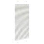 Light gray pleated blind 55x100 cm Fabric width 54.4 cm Polyester by , Blinds and blinds - Ref: Foro24-4015321, Price: 16,27 ...