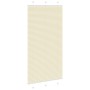 Pleated cream curtain 105x200 cm Fabric width 104.4 cm Polyester by , Blinds and blinds - Ref: Foro24-4015314, Price: 22,13 €...