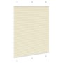 Pleated cream curtain 110x150 cm Fabric width 109.4 cm Polyester by , Blinds and blinds - Ref: Foro24-4015298, Price: 28,44 €...