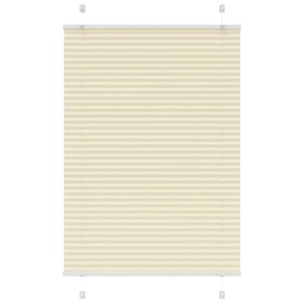 Pleated cream curtain 85x150 cm Fabric width 84.4 cm Polyester by , Blinds and blinds - Ref: Foro24-4015293, Price: 14,53 €, ...