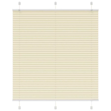 Estor Plisado crema 120x150 cm Tela Ancho 119,4 cm Poliéster