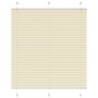 Estor Plisado crema 120x150 cm Tela Ancho 119,4 cm Poliéster