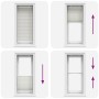 Light gray pleated blind 65x150 cm Fabric width 64.4 cm Polyester by , Blinds and blinds - Ref: Foro24-4015340, Price: 16,21 ...
